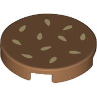 FLAT TILE 2X2, ROUND, NO. 1286: {умерен нуга}