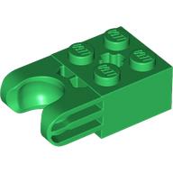 BRICK 2X2 W. CUP FOR BALL: {тъмно зелен}