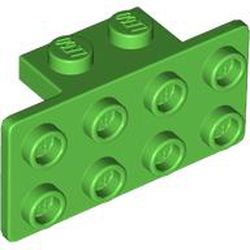 ANGLE PLATE 1X2 / 2X4: {ярко зелен}