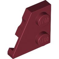 LEFT PLATE 2X2, 27 DEG.: {нов тъмно червен}