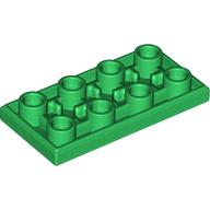 FLAT TILE 2X4, INV.: {тъмно зелен}