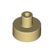 PLATE 1X1 W/3.2 SHAFT/1.5 HOLE: {тухлено жълт}