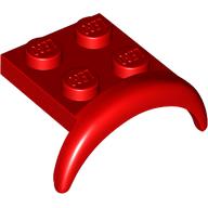 MUDGUARD,2 1/2X3X1 1/3 KNOB,TUBE,NO. 1: {ярко червен}