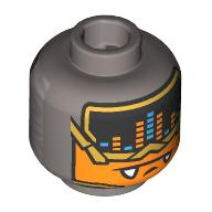 MINI HEAD, NO. 4223: {сребърно метален}