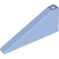 ROOF TILE 1X8X3, DEG. 25, NO. 1: {светло кралско син}