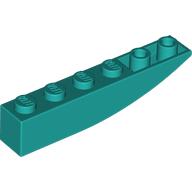 BRICK 1X6 W/BOW, REV.: {ярко синьо-зелен}