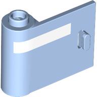LEFT DOOR, W/ KNOB HINGE 1X3X2, NO. 2: {светло кралско син}