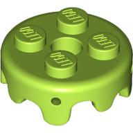 DESIGN PLATE 2X2, W/1.5 HOLE: {ярко жълто-зелен}