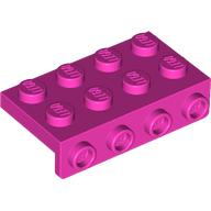PLATE 2X4, W/ 1.5 PLATE 1X4, DOWNWARDS: {ярко пурпурен}