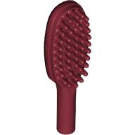 HAIR BRUSH: {нов тъмно червен}