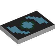 FLAT TILE 2X3, NO. 123: {умерено каменно сив}