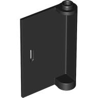 LEFT DOOR W/KNOB HINGE 1X3X4: {черен}