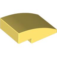 BRICK, W/ HALF BOW 2X3, W/ CUT: {студено жълт}