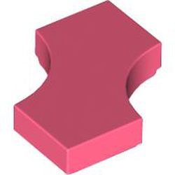 TILE 2X2, W/ CUT OUT: {пъстро коралов}