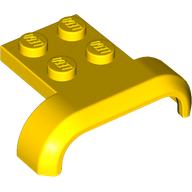 MUDGUARD 3X4, W/ PLATE, NO. 1: {ярко жълт}