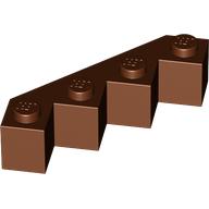 FACET BRICK 4X4X1: {червеникаво-кафяв}