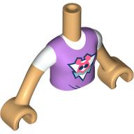 TORSO, GIRL, W/ ARM, NO. 545: {умерен тан}