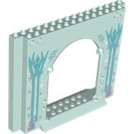 WALL 4X16X10, W/ GATE, NO. 14: {аквамарин}