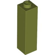 BRICK 1X1X3: {маслинено зелен}