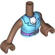 TORSO, WOMAN, W/ ARM, NO. 145: {умерено кафяв}