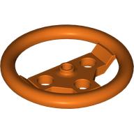 TECHNIC STEERING WHEEL: {червеникаво-оранжев}