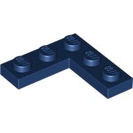 CORNER PLATE 1X3X3: {земно син}