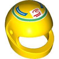 MINI CRASH HELMET, NO. 24: {ярко жълт}