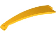 Technic, Panel Curved #52 3 x 13 Tapered Left: {огнено жълто-оранжев}