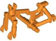 Bicycle Frame, Heavy Mountain Bike with Clip for Handlebars: {ярко оранжев}