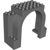 BRICK 4X10X7 ARCH: {тъмно каменно сив}