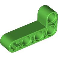 TECHNIC ANG. BEAM 4X2 90 DEG: {ярко зелен}