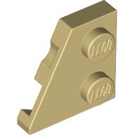LEFT PLATE 2X2, 27 DEG.: {тухлено жълт}