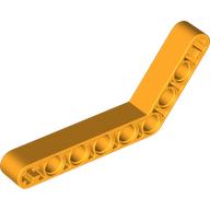 Technic, Liftarm, Modified Bent Thick 1 x 9 (6 - 4): {огнено жълто-оранжев}