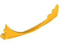 Technic, Panel Car Mudguard Arched #42 13 x 2 x 5 Rounded Top: {огнено жълто-оранжев}