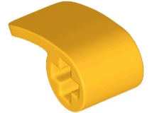 Technic, Panel Curved 2 x 1 x 1: {огнено жълто-оранжев}