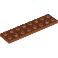 PLATE 2X8: {тъмно оранжев}
