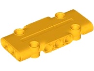 Technic, Panel Plate 3 x 7 x 1: {огнено жълто-оранжев}