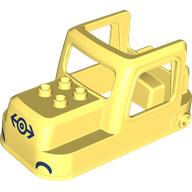 TRAIN CHASSIS 4X8X3.5, TOP, NO. 14: {студено жълт}