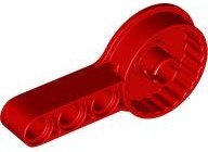 Technic Rotation Joint Disk with Large Pin and 3L Liftarm Thick: {ярко червен}