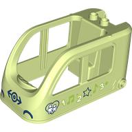 TRAIN CHASSIS 4X8X3.5, TOP, NO. 13: {пролетно жълто-зелен}