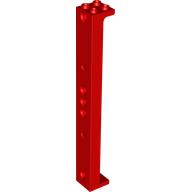 BRICK 2X2X16 W. Ø4.85: {ярко червен}