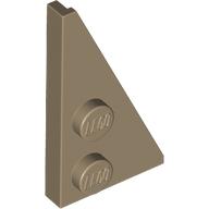 RIGHT PLATE 2X4, DEG. 27: {пясъчно жълт}