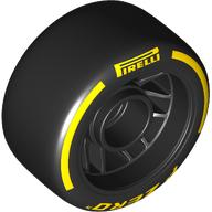 WHEEL, DIA. 24X13.4, NO. 1: {черен}