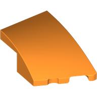 BRICK 2X3, OUTSIDE BOW, RIGHT: {ярко оранжев}