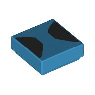 FLAT TILE 1X1, NO. 312: {тъмно небесносин}