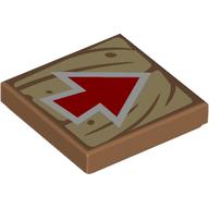 FLAT TILE 2X2, NO. 728: {умерен нуга}