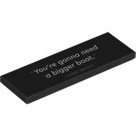 TILE 2X6, NO. 38: {черен}