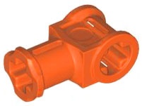 Technic, Axle Connector with Axle Hole: {червеникаво-оранжев}