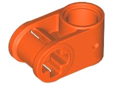 Technic, Axle and Pin Connector Perpendicular: {червеникаво-оранжев}
