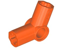 Technic, Axle and Pin Connector Angled #5 - 112.5 degrees: {червеникаво-оранжев}